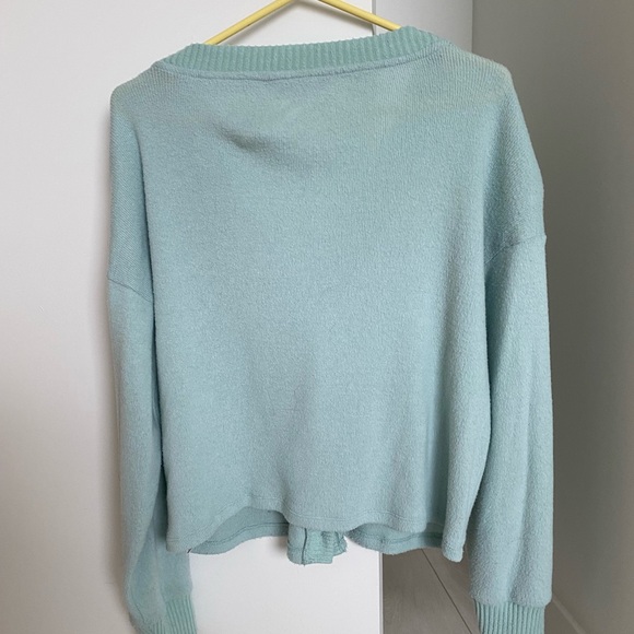 Dunnes super soft mint turquoise cardigan - Picture 4 of 5